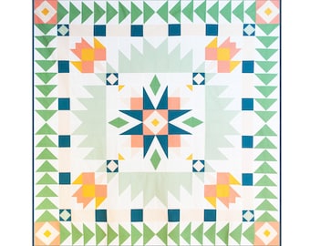 Medaillon Meilenstein Quilt Anleitung PDF