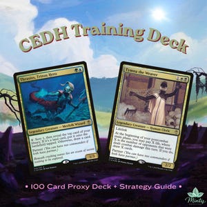 Magic the Gathering 100 Card CEDH Proxy Training Deck | Tymna the Weaver & Thrasios, Triton Hero