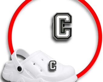Adornos de letras para zapatos Crocs, pines del alfabeto para niños, niñas, jeans y mujeres, accesorios para zapatos.