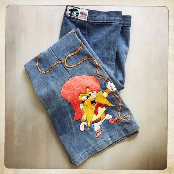 Super 70s Vintage Embroidered Yosemite Sam ANTONI… - image 1