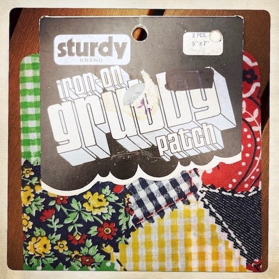 COUNTRY PATCHWORK – Iron-On Sturdy Brand GRUBBY 5… - image 2