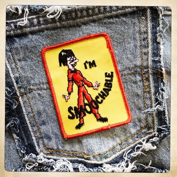 I'm Smoochable – Rectangular Patch Authentic Vint… - image 4