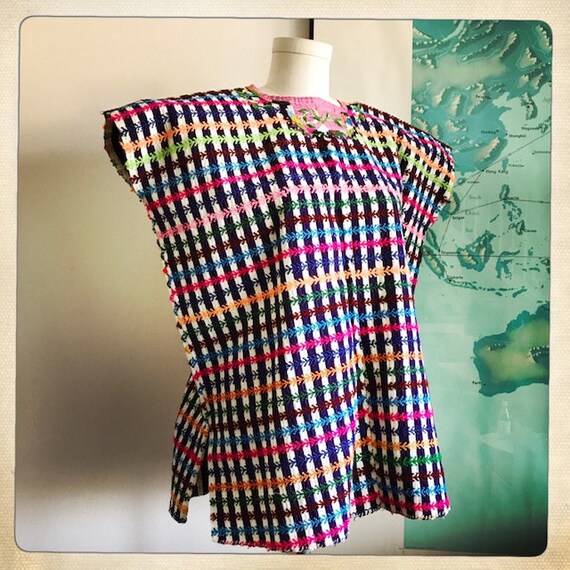 Stunning Traditional Vintage Guatemalan HUIPIL 70… - image 3