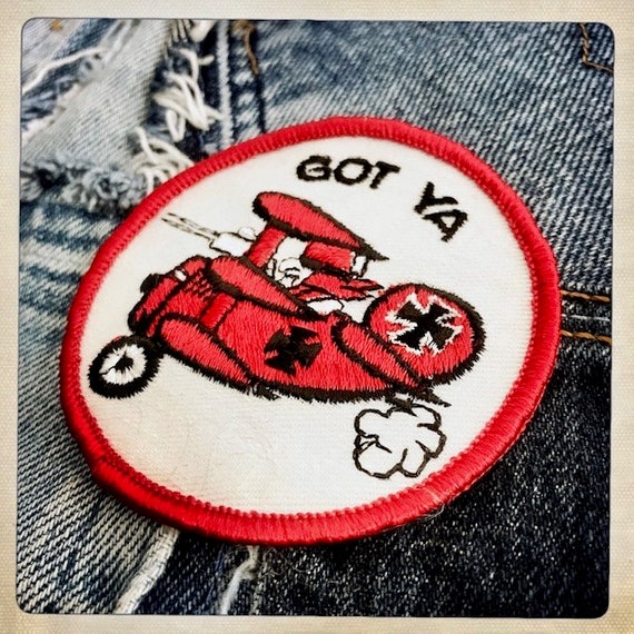 CURSES! – RED BARON Flying Plane Patch Authentic … - image 5