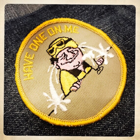 Have One on Me Drinking Patch Authentic Vintage 6… - image 7