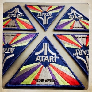 ATARI: Large RARE Authentic Vintage 70s 80s Triangle Patch GEEK Nerd Gamer Video Game Co image 9