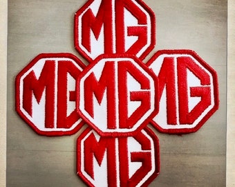 MG Motor UK – Authentic Vintage 60s 70s Octagonal Patch Hippy Hippie Boho