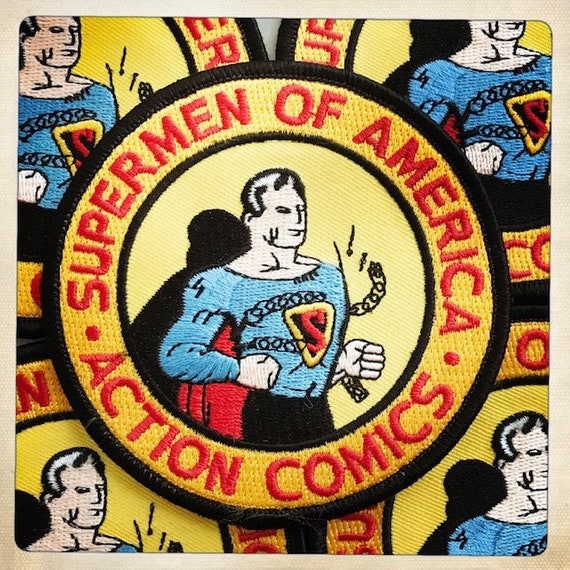 SUPERMEN of America: Action Comics Large RARE Auth