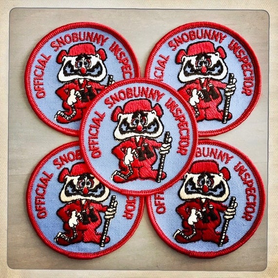 FUNNY! – 'SNOWBUNNY INSPECTOR' Round Patch Authen… - image 3