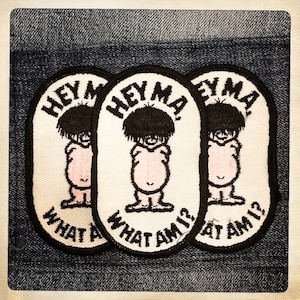 Hola mamá, ¿qué soy? – Parche Auténtico Vintage 60s 70s Hippy Hippie Boho