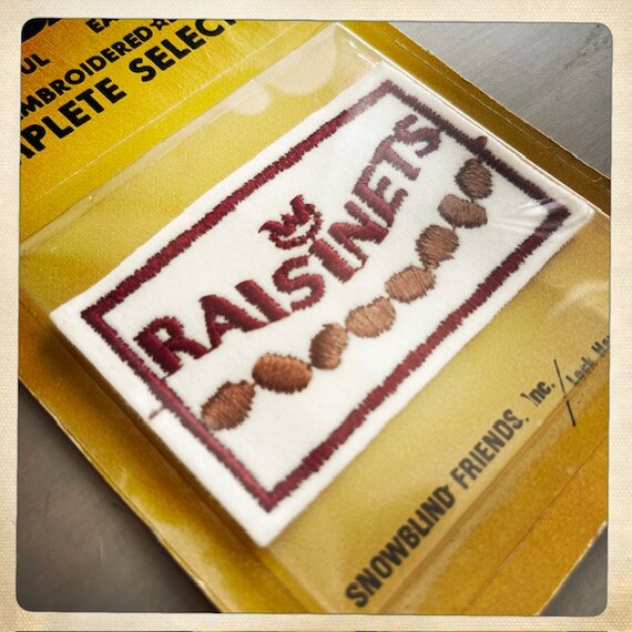 DELISH! – Emblems RAISINETS Candy Rectangle Patch… - image 5