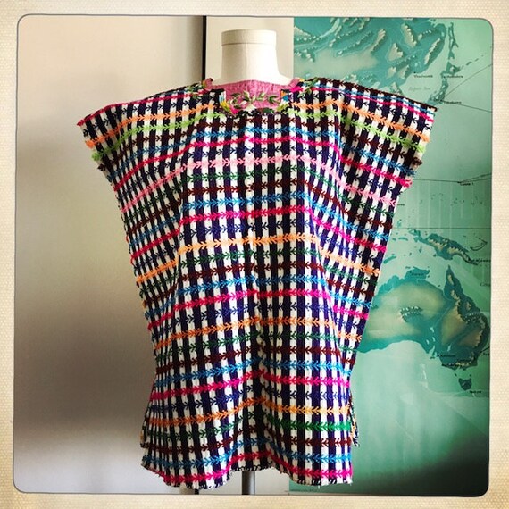 Stunning Traditional Vintage Guatemalan HUIPIL 70… - image 1