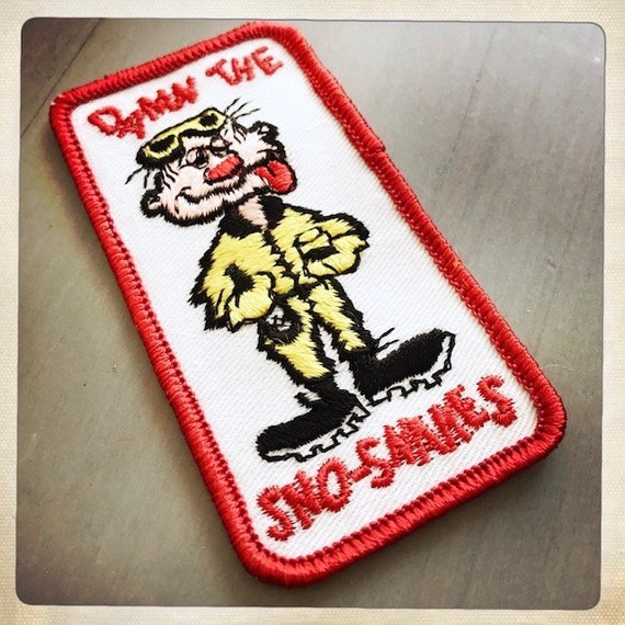 Damn the Sno-Snakes – Rectangle Patch Authentic V… - image 6