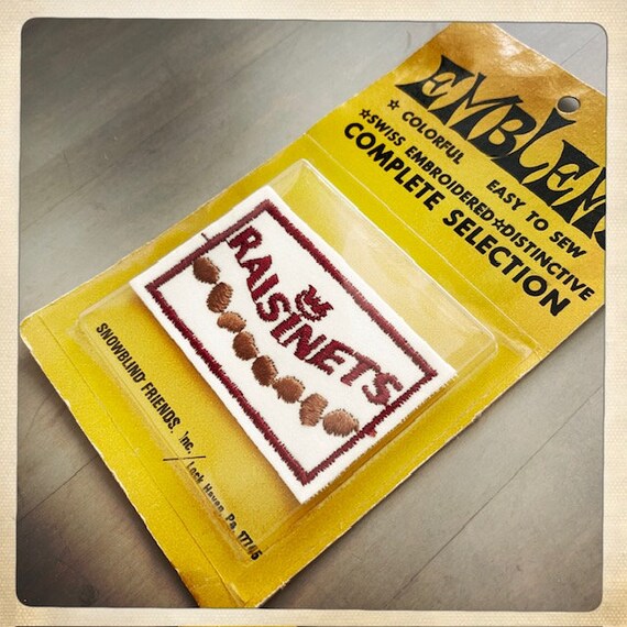 DELISH! – Emblems RAISINETS Candy Rectangle Patch… - image 3