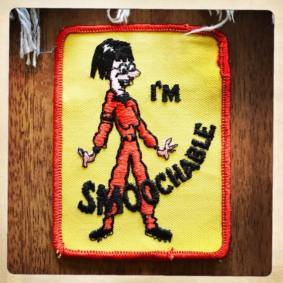I'm Smoochable – Rectangular Patch Authentic Vint… - image 8