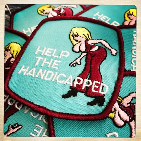 BOOBS! – 'Help the Handicapped' Rectangle Patch A… - image 6