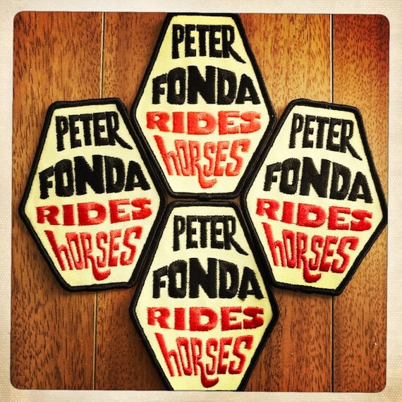 PETER FONDA Rides Horses Patch ~ Authentic Vintag… - image 9