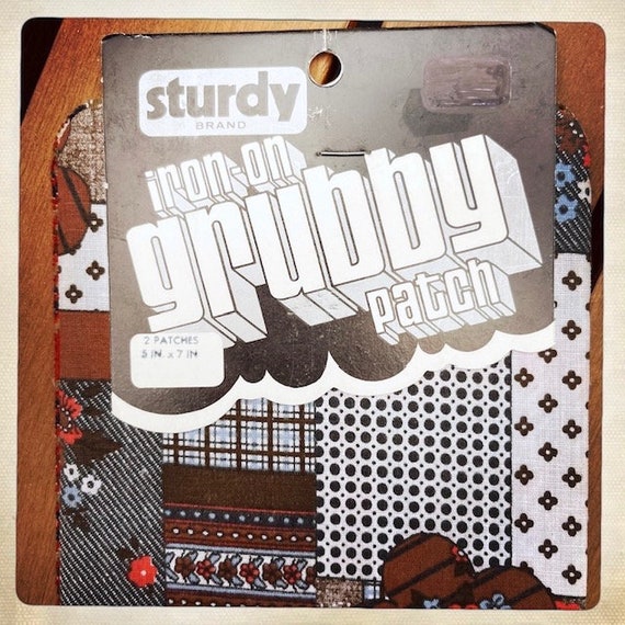 PATCHWORK / PLAID – Iron-On Sturdy Brand GRUBBY 5… - image 2