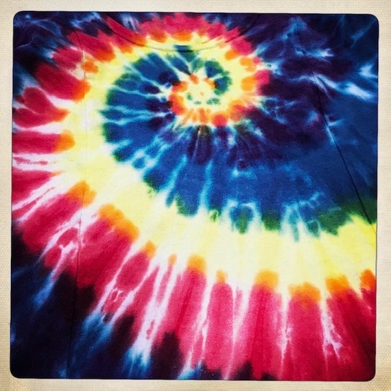 Stunning Vintage 70s TIE DYE Peanut Punch Casual … - image 5