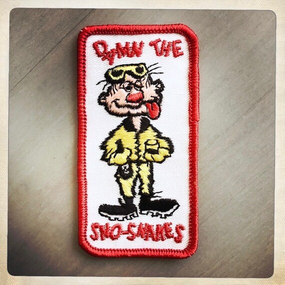 Damn the Sno-Snakes – Rectangle Patch Authentic V… - image 2