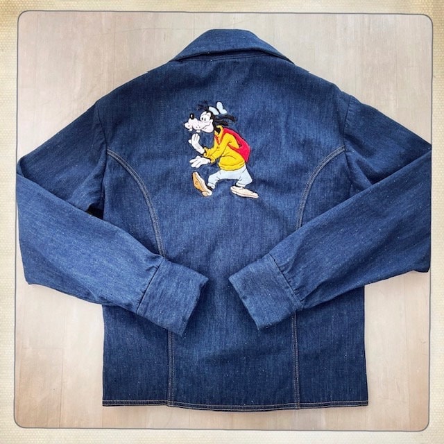Antonio Guiseppe ヴィンテージ ミッキー刺繍デニムジャケット Vintage 1970's “antonio Guiseppe” Mickey Mouse Denim