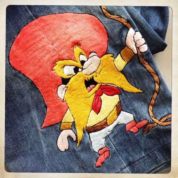 Super 70s Vintage Embroidered Yosemite Sam ANTONI… - image 4