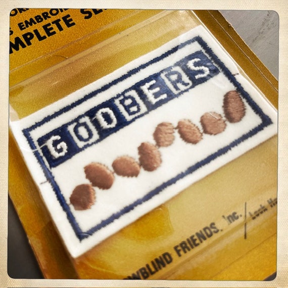 Mmmm! – Emblems GOOBERS Candy Rectangle Patch Aut… - image 5