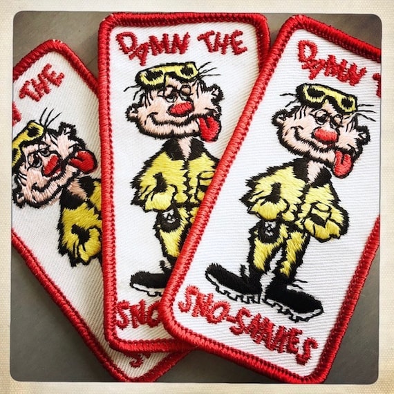 Damn the Sno-Snakes – Rectangle Patch Authentic V… - image 7