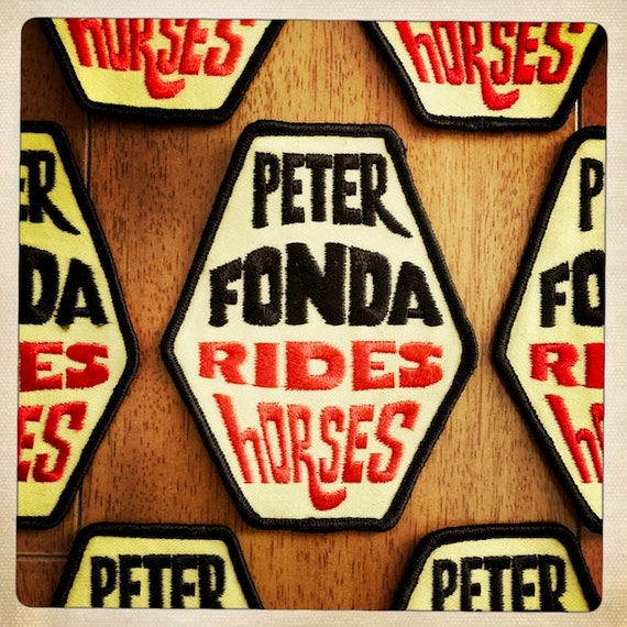 PETER FONDA Rides Horses Patch ~ Authentic Vintag… - image 7