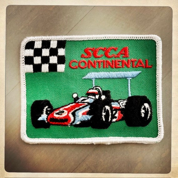 SCCA CONTINENTAL – Rectangle Patch Authentic Vint… - image 1