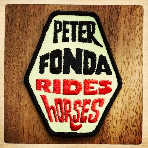 PETER FONDA Rides Horses Patch ~ Authentic Vintag… - image 4