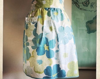 BOLD Floral Vintage NOS 60s 70s APRON Mint Condition – 60s 70s Housewife