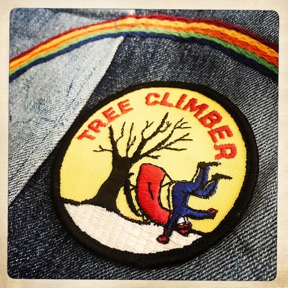 SLED! – 'TREE CLIMBER' Rectangle Patch Authentic … - image 8