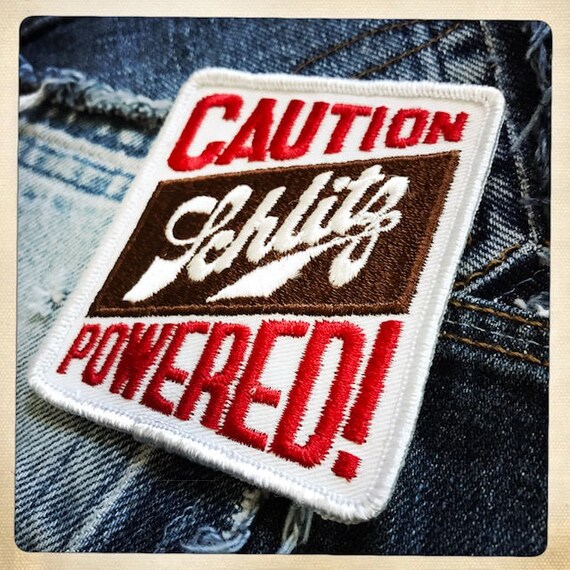 CAUTION SCHLITZ POWERED – Rectangle Schlitz Beer … - image 6