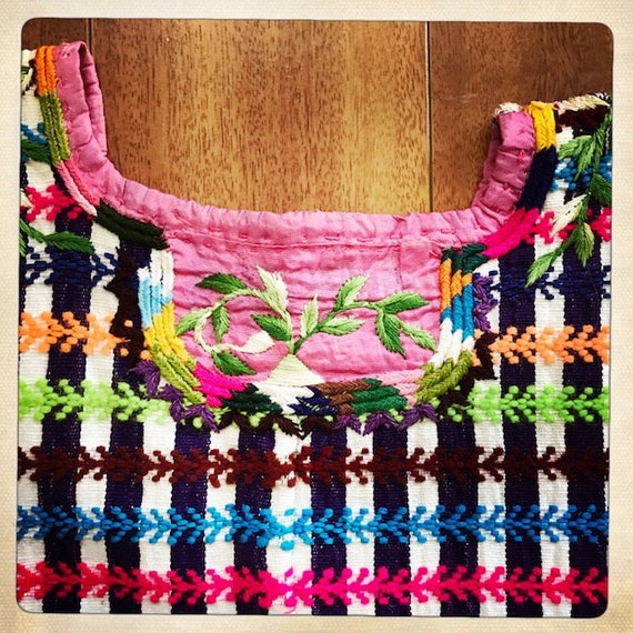 Stunning Traditional Vintage Guatemalan HUIPIL 70… - image 7