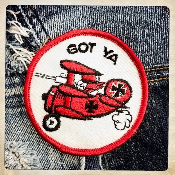 CURSES! – RED BARON Flying Plane Patch Authentic … - image 2