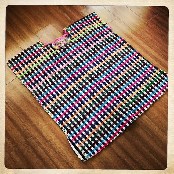 Stunning Traditional Vintage Guatemalan HUIPIL 70… - image 9