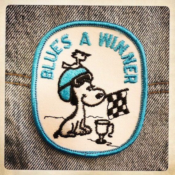 SNOOPY & WOODSTOCK Racing Flag Winner Competition Patches