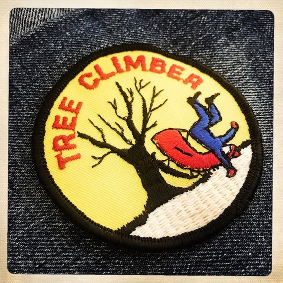 SLED! – 'TREE CLIMBER' Rectangle Patch Authentic … - image 10