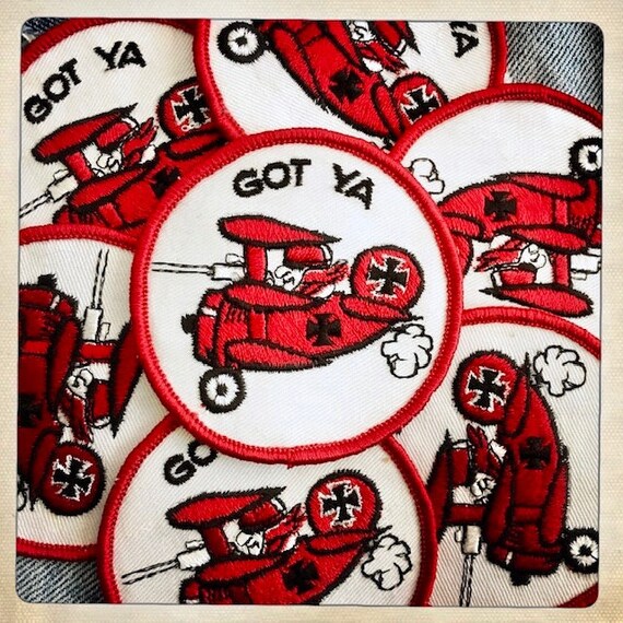 CURSES! – RED BARON Flying Plane Patch Authentic … - image 3