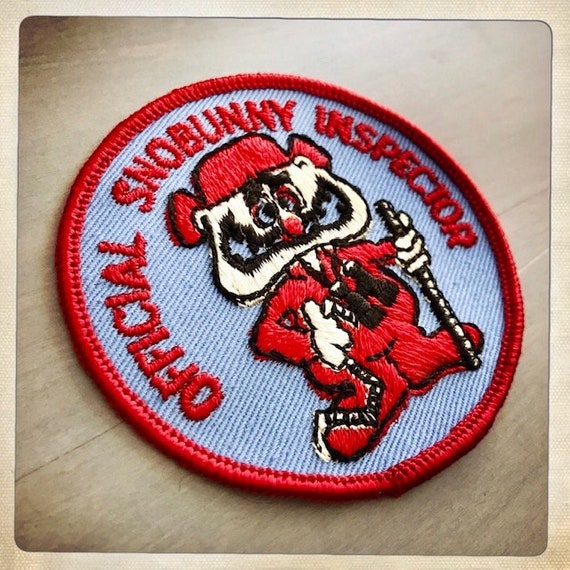 FUNNY! – 'SNOWBUNNY INSPECTOR' Round Patch Authen… - image 7