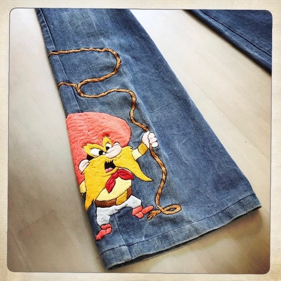 Super 70s Vintage Embroidered Yosemite Sam ANTONI… - image 3