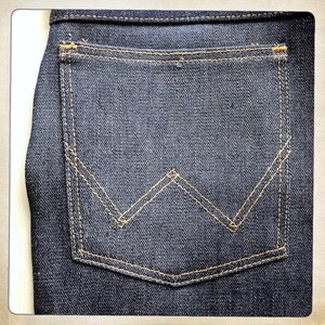Size 27W x 32L – COOL! Vintage 70s NOS Deadstock WRANGLER Regular Fit Boot Cut Denim Jeans image 7