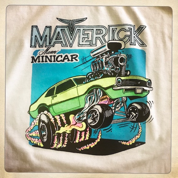 Vintage 70s 80s MUSCLE CAR Maverick Mean Mini Car… - image 1