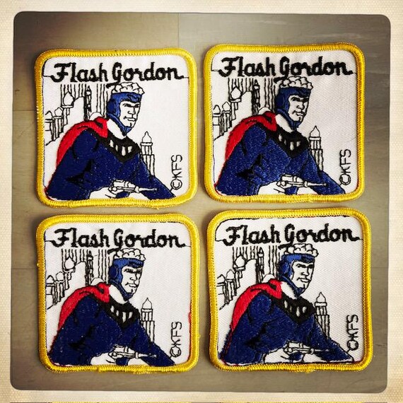 FLASH GORDON! – Embroidered Patch Authentic Vinta… - image 3