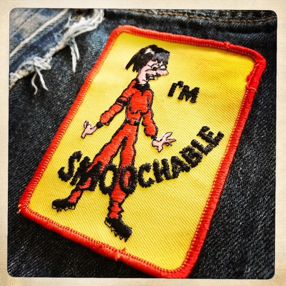 I'm Smoochable – Rectangular Patch Authentic Vint… - image 2