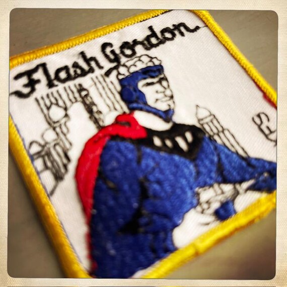 FLASH GORDON! – Embroidered Patch Authentic Vinta… - image 2
