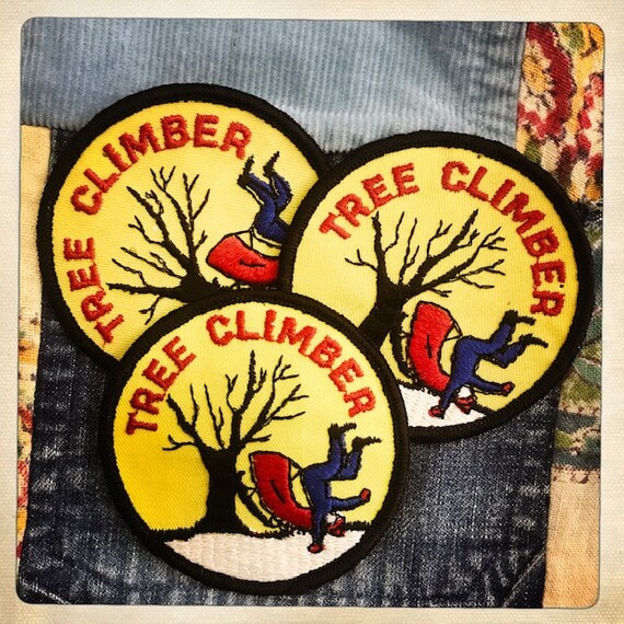SLED! – 'TREE CLIMBER' Rectangle Patch Authentic … - image 6