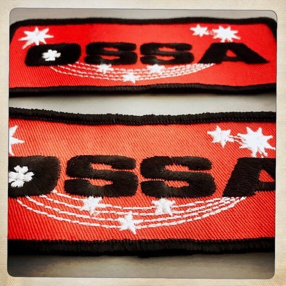 OSSA Motorcycles – Rectangle LOGO Patch Authentic… - image 4