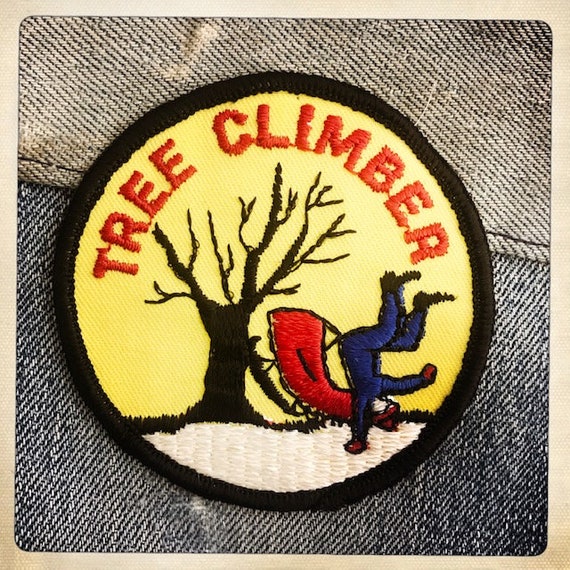 SLED! – 'TREE CLIMBER' Rectangle Patch Authentic … - image 9